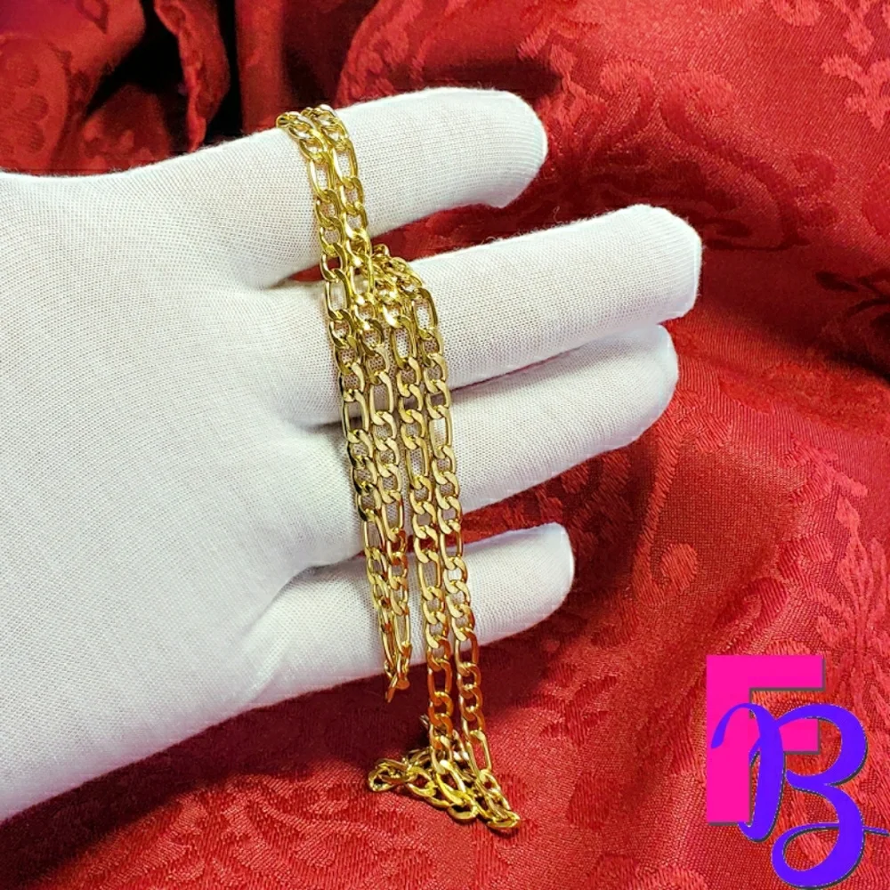14K Italian Figaro Chain